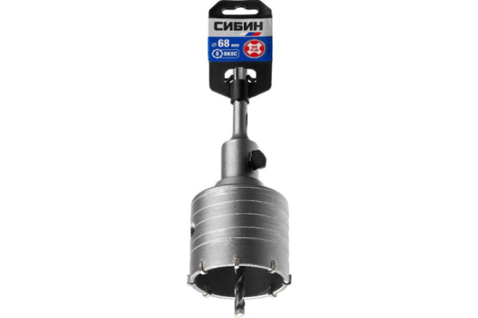 Коронка SDS+ М22х68мм, буровая Сибин 29216-68