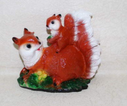 Копилка гипсовая Белка с бельчонком 23х21см Гарденвилл 254