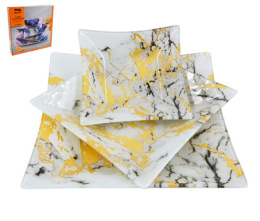 Набор салатников стеклянных 3шт. квадратные (150х150мм, 195х195мм, 250х250мм), в п/у Lavenir S3120Q/3-HH043W