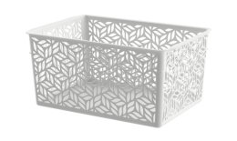 Корзина универсальная пластиковая  3,2л 23х16х11см Linden светло-серый IDIland 221313221/03