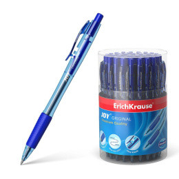 Ручка шариковая автоматическая ErichKrause Joy Original Ultra Super Glide Technology, синяя 0,7мм 46522