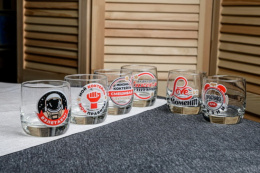 Набор стаканов стеклянных 6шт. 300мл низкие Лови момент, в п/у Декостек 160-Д