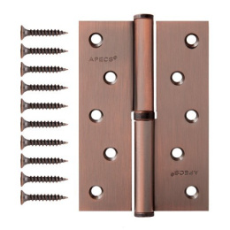 Петля врезная Apecs 120х80-B-Steel-AC-R правая, медь Apecs 16503