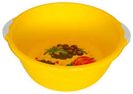 Таз пластиковый круглый 12л с ручками Люкс, цвета в ассортименте Ар-Пласт 03037