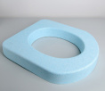 Сиденье для унитаза пенопласт, голубой С3