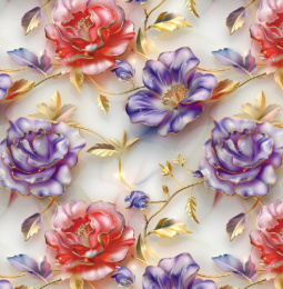 Клеенка столовая на тканевой основе с ПВХ покрытием 1,4х20м Grace STS606A