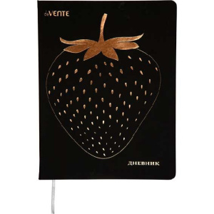 Дневник универсальный твердая обложка Devente Golden Strawberry 2021209