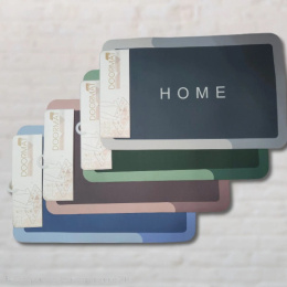 Коврик напольный для ванной влаговпитывающий, ПВХ + диатомитовые волокна, 38х 58см Home Радужный Дом РД68397