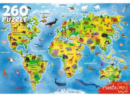 Пазлы  260 элементов Животные Земли ПУ260-8700