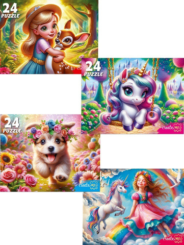 Пазлы   24 элемента Лучшие пазлы для девочек П24-3467
