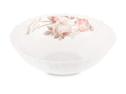 Салатник стеклокерамический 175мм/600мл Розочка Фокус 6916н-сч7