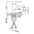 Смеситель для раковины Frud R156 R10156 Frud 42910