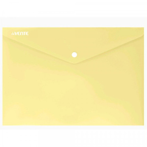 Папка с кнопкой А4 0.18 Devente Pastel, желтая 3079326