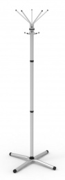Вешалка напольная металлическая Классикс - С серый Титан Мета