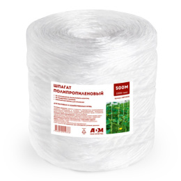 Шпагат полипропиленовый 500м d-1,6мм, белый Komfi HRP500W