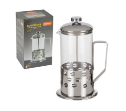 Френч-пресс 1л нержавеющая сталь+стекло Caffe Mallony 950081