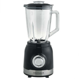 Блендер стационарный с чашей 1300Вт, черный Delta lux DE-7301