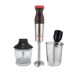 Блендер погружной с измельчителем 1200Вт, EN-141, 2 скорости, стакан для смешивания, черный с красным Energy 105261