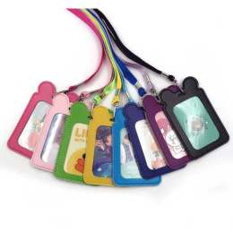 Бейдж 120х75мм Devente Color Ears, школьный, вертикальный фигурный, искусственная кожа 8093427