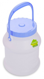 Бидон пластиковый 3,0л Просперо, цвета в ассортименте Martika С925