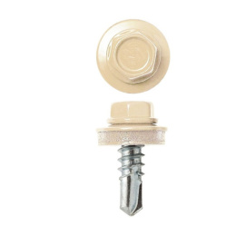 Саморез кровельный 4,8х29 RAL 1015 (светло-бежевый) Daxmer 277-101529