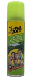 Аэрозоль от комаров, клещей 150мл SuperBAT 01-015