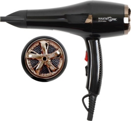 Фен 2000Вт, 2 скорости, 3 режима температуры, черный Maxtronic MAX-D8995