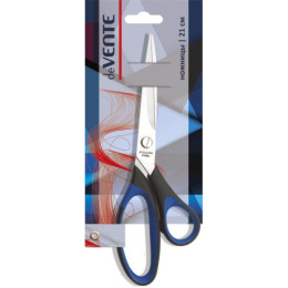 Ножницы 21 см Devente двухцветные, в картон. блистере 4091319