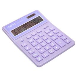 Калькулятор Devente DD-4442P 12 разрядов, 155х204х33мм, сиреневый пастель 4031317