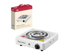 Плита электрическая настольная 1 конфорка, спираль, белый Чудесница ЭЛП-812