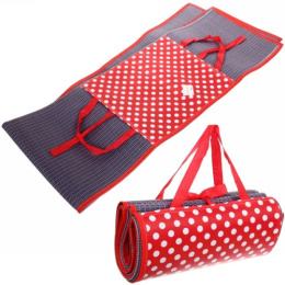 Коврик пляжный полипропиленовый 90x170см, складывается сумочкой Weekend, в ассортименте 046-563