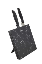 Подставка для ножей пластиковая складная 25,3х2,4х22,6см, черный мрамор Ofenbach 100201