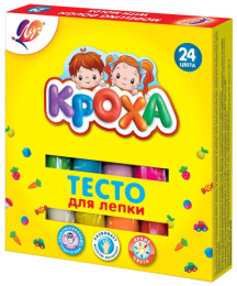 Тесто для лепки 24 цвета Луч 31С 2046-08