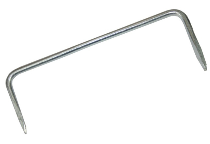 Скоба строительная 250х70мм d-10мм без покрытия 42213