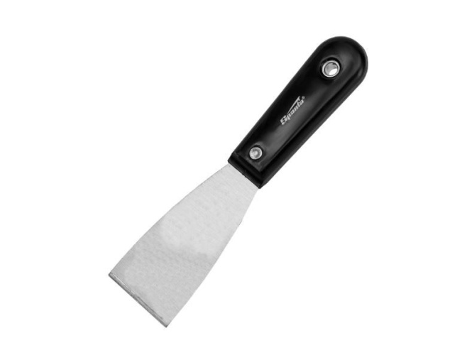 Шпатель стальной  50мм пластиковая ручка, полированный Sparta 852335