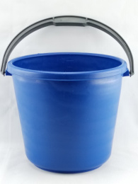Ведро пластиковое 10л без крышки, мерное, d-30х25,5см, синий БЗПИ 321799