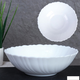 Салатник стеклокерамический 155мм/480мл белый White Lily TW-60XN/653681