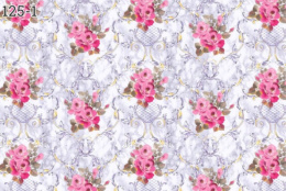 Клеенка столовая на тканевой основе ТВ 1,30х25м голубой Колорит 125/1