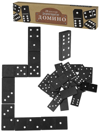 Домино классическое деревянные детали AN02563