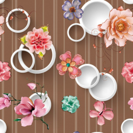 Клеенка столовая на нетканой основе 1,37х25м Grace NI-6413-3