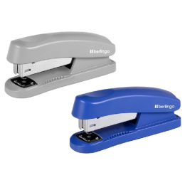 Степлер №24  30 листов Berlingo 24/6-26/6 Universal, синий H31001