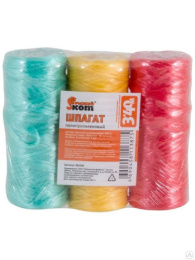 Шпагат полипропиленовый набор 3шт.х 40м, цветные Трио Рыжий кот 082285