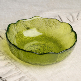 Салатник стеклянный 210мм h-70мм/935мл Олива Декостек 5819/1-Н7