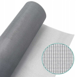 Сетка антимоскитная 140см х 30м стеклосетка Премиум, серый