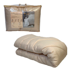 Одеяло 140х205см Верблюжья шерсть (п/э 90) в чемодане ДомВелл 