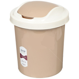Контейнер для мусора пластиковый 12л Vogue, кофейный Svip SV4044КФ