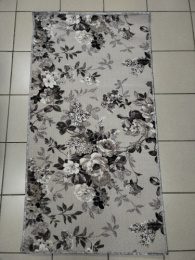 Коврик напольный на войлочной основе с низким ворсом Принт 100х250см p1197/a2p