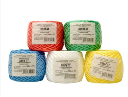 Шпагат полипропиленовый 100м, цветной, подвязочный Беларусь