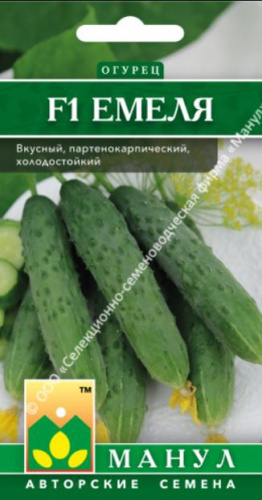 Огурец Емеля F1 10шт. цветной пакет Манул
