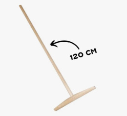 Швабра деревянная высший сорт со скосом 120х35см